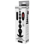 Dream Toys Cheeky Love Remote Graduating Beads Vibrační anální kuličky s dálkovým ovládáním černé – Sleviste.cz