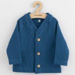 New Baby Kojenecký kabátek na knoflíky Luxury clothing Laura šedý – Zboží Mobilmania