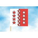 LIBEA, s.r.o. Valais vlajka Rozměr: 40×60 cm, Uchycení: Návlek na žerď – Hledejceny.cz
