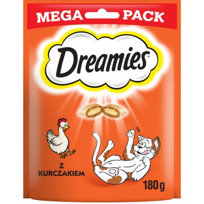 Dreamies S vynikajícím kuřecím masem 180 g – Zbozi.Blesk.cz