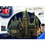 Ravensburger 3D puzzle Harry Potter: Bradavický hrad - Astronomická věž 540 ks svítící – Zboží Dáma