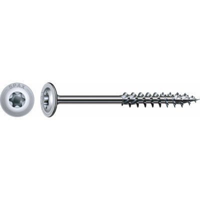Spax Vrut talíř.hlava Hi.Force T-Star+ T40 4CUT část.závit Wirox 8x160 mm 16 ks – Hledejceny.cz