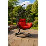 TRENDIE 02 černé s červenou poduškou – Zboží Dáma