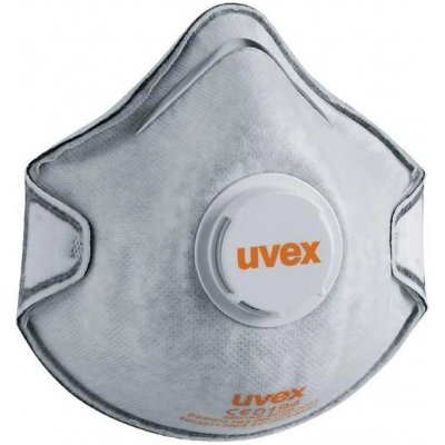 Uvex respirátor FFP2 tvarovaný s karbonem a ventilem – Zboží Mobilmania