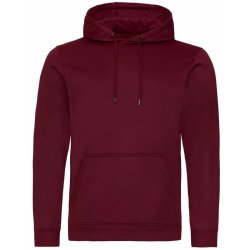 Unisex mikina Drawcords burgundská fialová