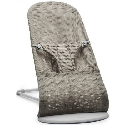 BABYBJORN Hojdačka Ležadlo BLISS MESH Grey Beige – Sleviste.cz