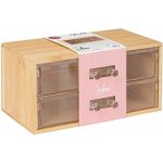 5five Simply Smart Bambusový organizér na kosmetiku, 2 přihrádky – Zbozi.Blesk.cz