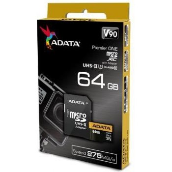 ADATA microSDXC 64 GB UHS-II U3 AUSDX64GUII3CL10-CA1