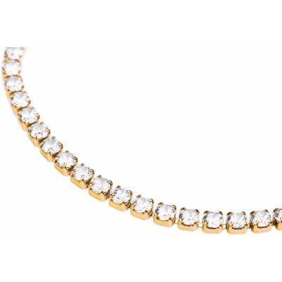 Franco Bene Náramek s kamínky pozlacený 1367 – Hledejceny.cz