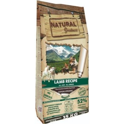 Natural Greatness Lamb Recipe All Breed Sensitiv/jehně Velikost krmení NG: 2 kg