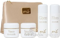 Gernétic testovací pro citlivou pleť Glyco 50 ml + Fibro 50 ml + Synchro 30 ml + Vasco 30 ml + etue dárková sada