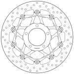 Přední brzdový kotouč Brembo TRIUMPH 1050 TIGER 2006 - 2014 | Zboží Auto