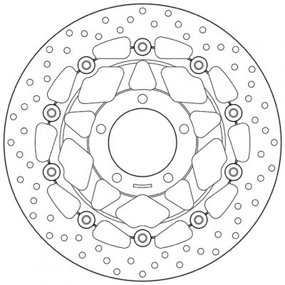 Přední brzdový kotouč Brembo TRIUMPH 1050 TIGER 2006 - 2014 | Zboží Auto