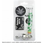 D&K Skleněná fajfka s drtičkou a sítky Set 3ks mix motivů 1ks – Sleviste.cz