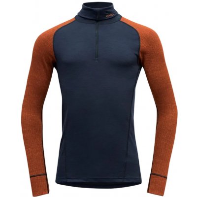 Devold Duo Active Man zip neck rolák černý – Hledejceny.cz