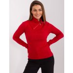 Passione moda svetr s rolákem na zip pm sw r3634.99 red – Zboží Mobilmania