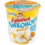 Madeta Lipánek tvarohový vanilka se sníženým obsahem cukru 130 g – Zboží Mobilmania