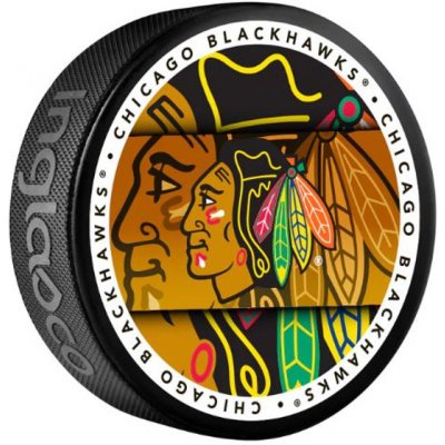 Inglasco / Sherwood Fanouškovský puk NHL Medallion Blister Chicago Blackhawks – Hledejceny.cz