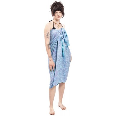 Sarong BALI BATIK světle modrý V. – Zboží Mobilmania