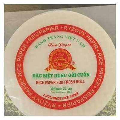 AU-A FOODS rýžový papír na letní závitky 22cm 400 g – Zboží Dáma