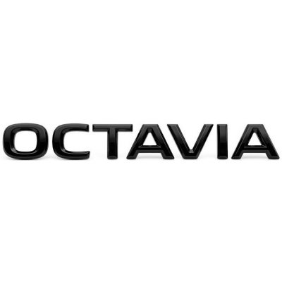 Škoda Auto Zadní nápis OCTAVIA 4 | originál černý | Zboží Auto