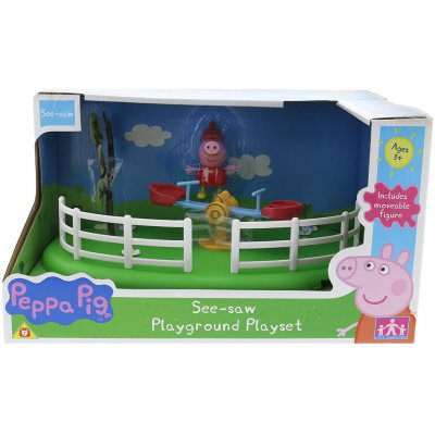 TM Toys Prasátko peppa hřiště houpačky s figurkou B – Zboží Mobilmania