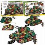 COBI 2593 World War II Samohybný protiletadlový kanón Flakpanzer IV WIRBELWIND – Zboží Dáma
