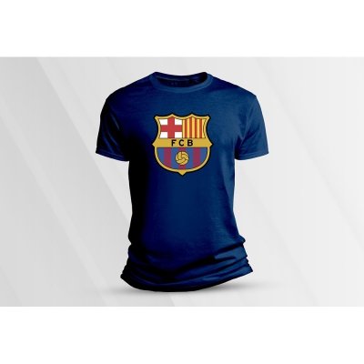Sandratex dětské bavlněné tričko Barcelona námořnická modrá – Zboží Mobilmania