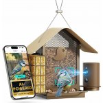 Birdfy Ptačí krmítko Metal V kovové s kamerou a solárním panelem EPPAMBNBFM00302 – Zboží Mobilmania