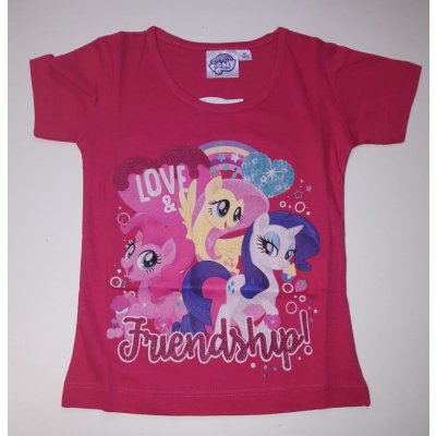 dívčí tričko My Little Pony tm. rážová – Sleviste.cz