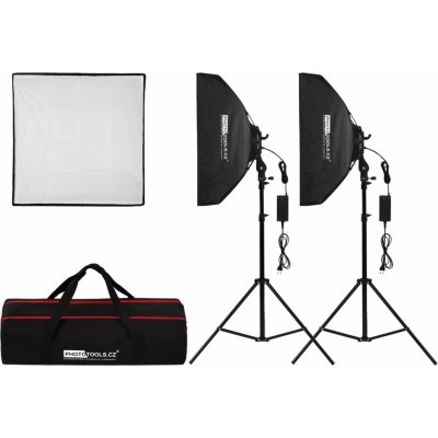 Phototools 2x Daylight GDL 60x60cm, trvalé LED světlo 5600K – Zboží Živě
