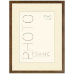 Fotorámeček, 30 × 40 cm, dřevěný, hnědý – Zboží Živě