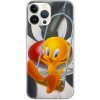 Pouzdro a kryt na mobilní telefon Apple ERT GROUP Looney Tunes Pouzdro na mobil pro IPHONE 13 MINI Vzor Tweety 008 WPCTWETY1134