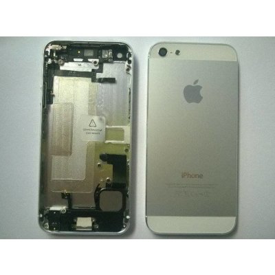 Kryt iPhone 5 Zadní stříbrný – Zboží Mobilmania