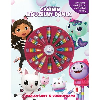 Gábinin kouzelný domek Omalovánky s voskovkami – Zboží Dáma