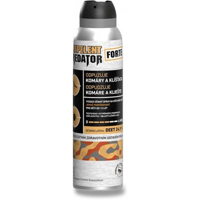 Predator Forte DEET 24,9% repelentní sprej od 12 let 150 ml – Zboží Dáma