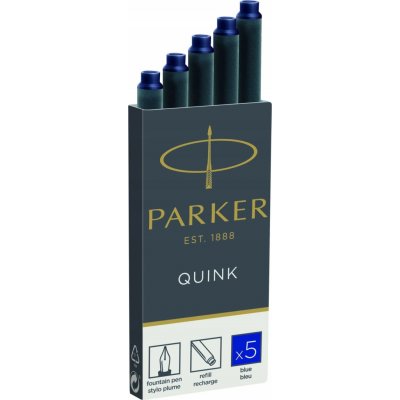 Parker Inkoustové bombičky modré 1502/0150384 5 ks – Zboží Živě