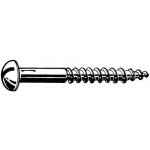 Šroub do dřeva s půlkulovou hlavou s drážkou DIN 96 Nerezocel A2 6X60MM – Sleviste.cz