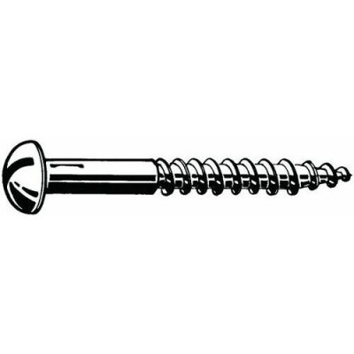 Šroub do dřeva s půlkulovou hlavou s drážkou DIN 96 Nerezocel A2 6X60MM – Sleviste.cz