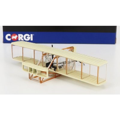 Corgi Airplane Wright Flyer 1903 Krémově Hnědá 1:72