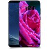 Pouzdro a kryt na mobilní telefon Samsung Pouzdro ACOVER Samsung Galaxy S8+ G955F s motivem Rose