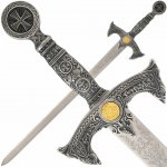 Marto Krátký templářský meč provedení starostříbro – Sleviste.cz