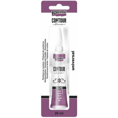 Pentart Konturovací liner perleťový 20 ml TMAVÁ PURPUROVÁ – Zboží Dáma