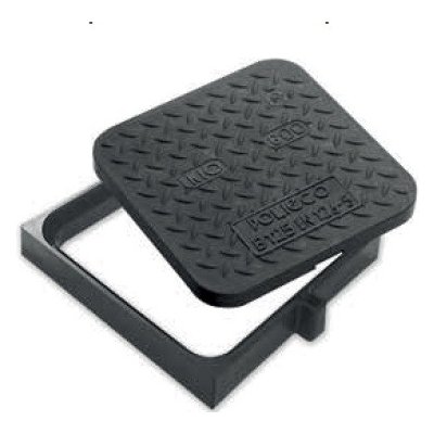 MIDAS KIO poklop z kompozitního materiálu 12,5t, DN 500x500 s plochým rámem do dlažby – Zbozi.Blesk.cz