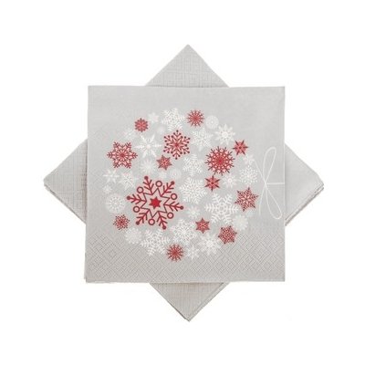 ORION Ubrousek papír baňka VLOČKA 20 ks 33x33 cm – Zboží Dáma