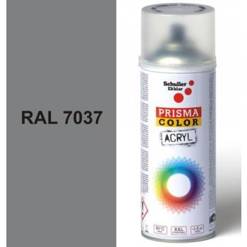 Schuller Eh'klar Prisma Color 91340 RAL 7037 Sprej šedý lesklý 400 ml, odstín barva prachově šedá