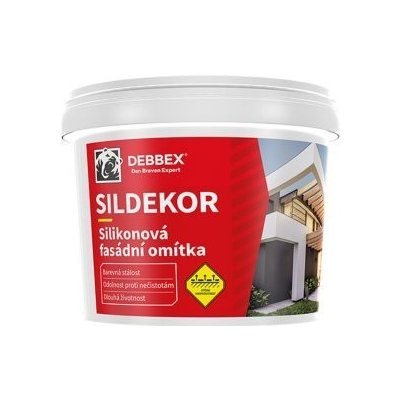 Omítka silikonová zatíraná (hlazená) SILDEKOR, Den Braven 1,5 mm 25 kg, balení 1 ks – Zbozi.Blesk.cz