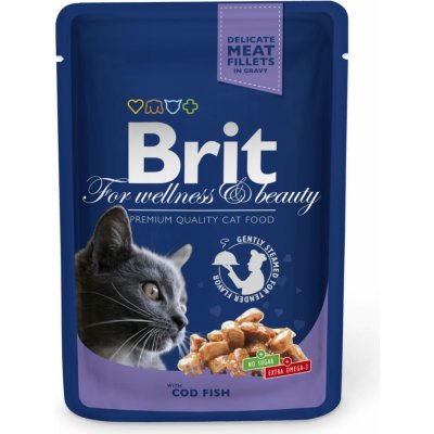 Brit Cat Premium Pouches treska 100 g