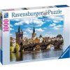 Puzzle Ravensburger Praha: Pohled na Karlův most 1000 dílků