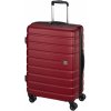Cestovní kufr d&n 4W S 2255-12 červená 37 L